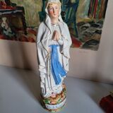 Religious Statuette of Our Lady of Lourdes, Saint Virgin Mary
