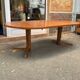 Extendable round table in teak from the 60s with two extensions