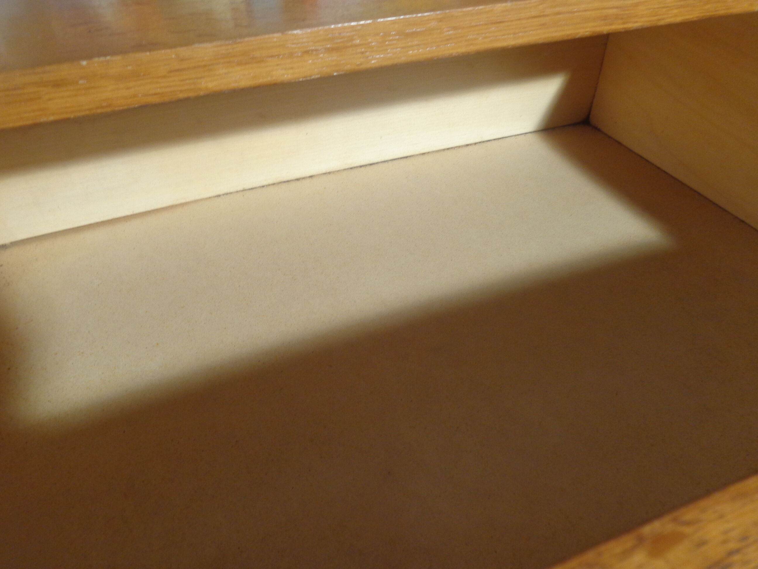 Commode chiffonnier vintage des années 60 bois clair