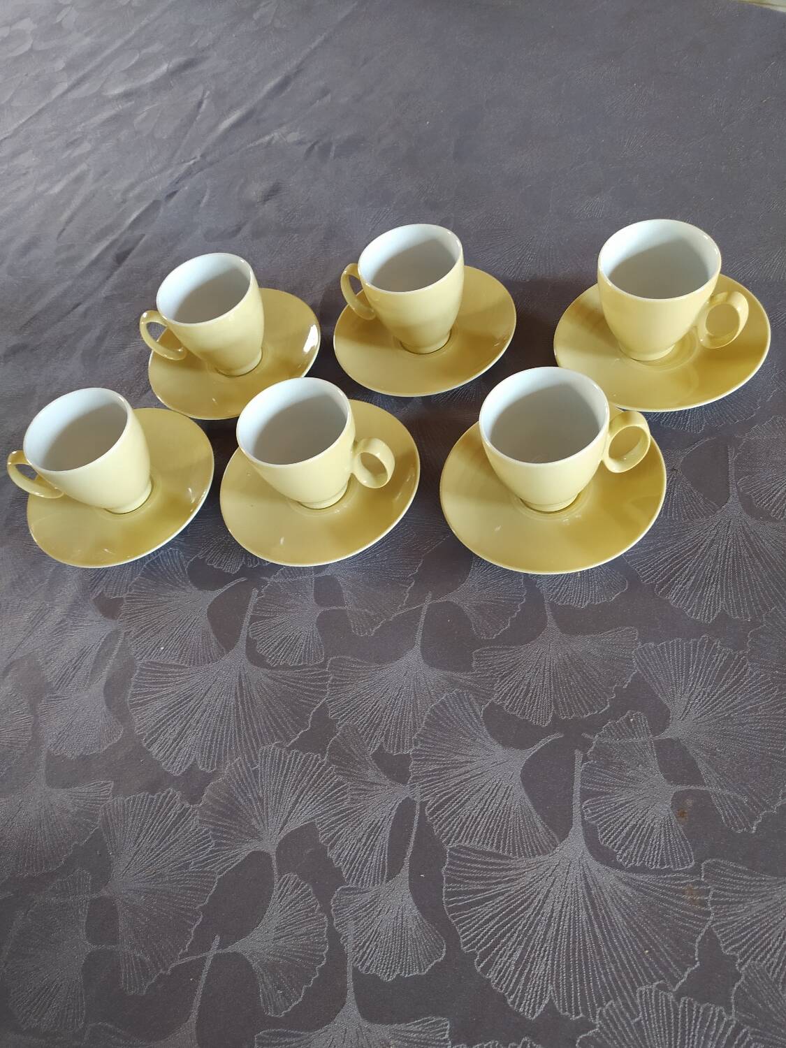 Guy Degrenne cups and saucers