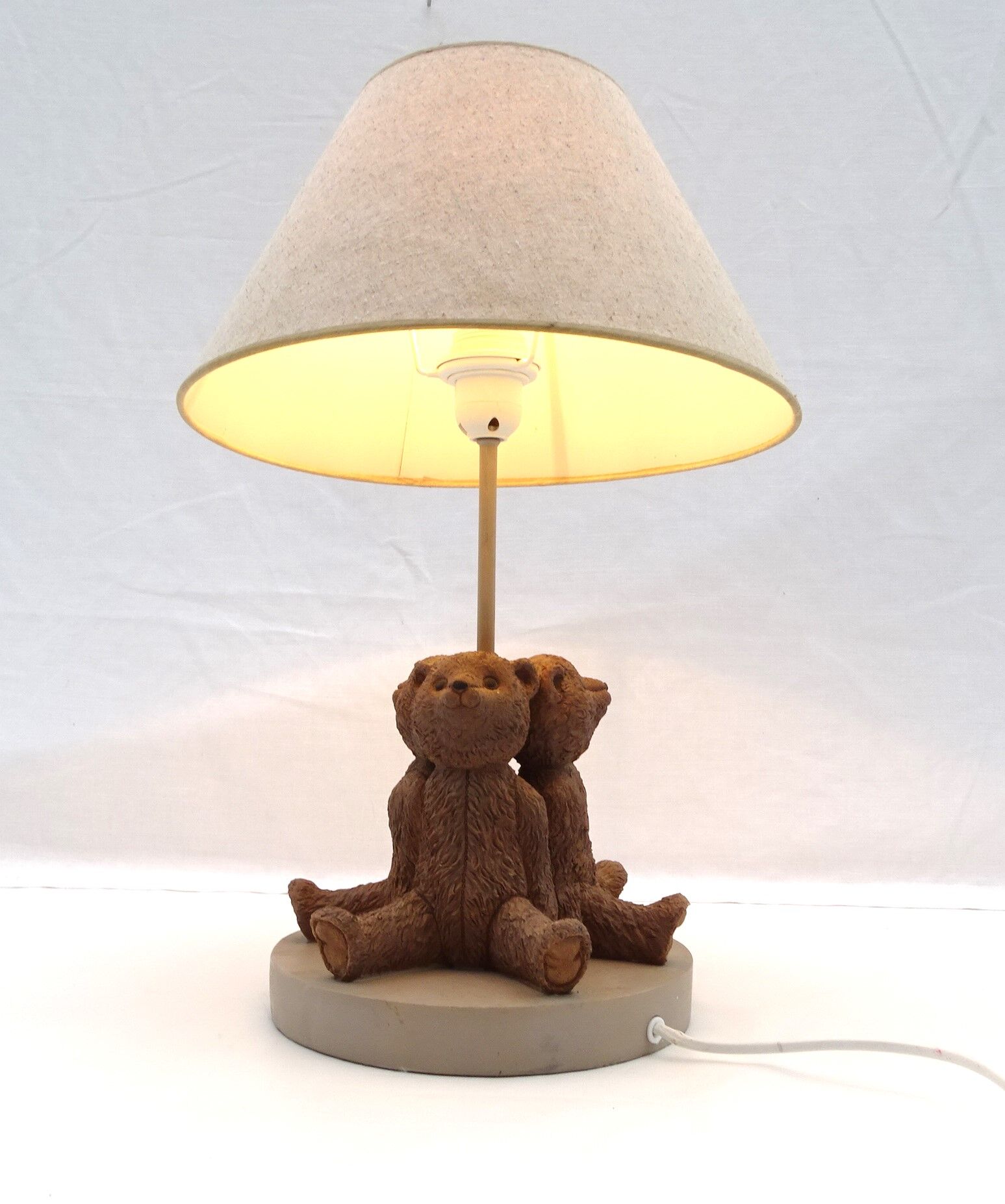 Table lamp 3 bears resin