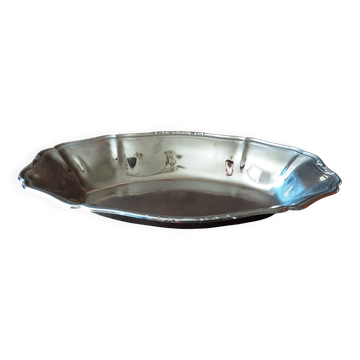 Plat ovale en métal