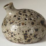 Vintage pyrite stoneware ceramic vase design from the 60s