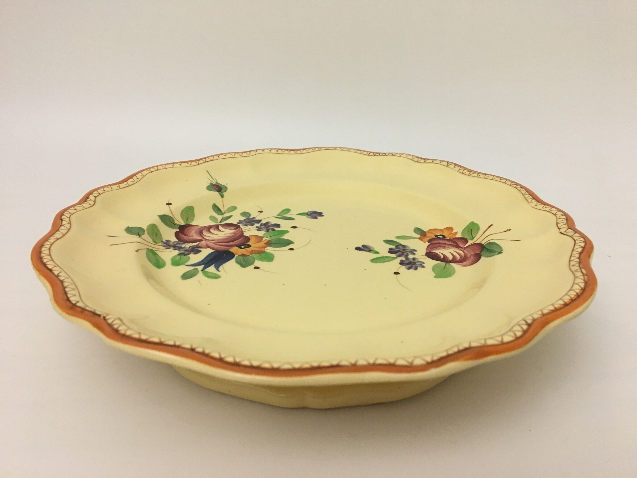 Compotier Bas Faïencerie "Longchamp – France"