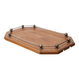 Vintage wooden tray, centerpiece, serving tray