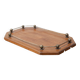 Plateau bois vintage, centre de table, plateau de service