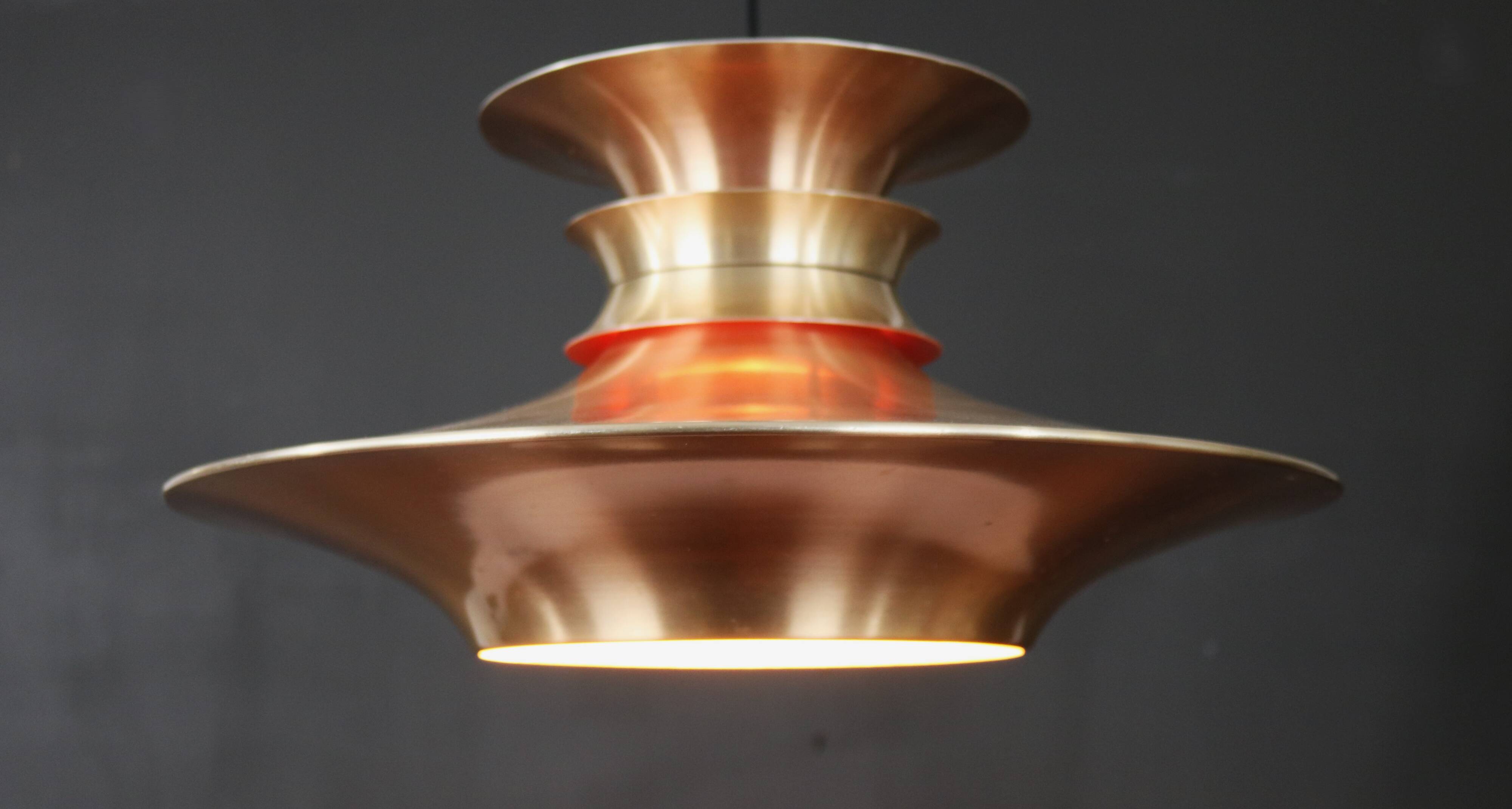 717 Nordsted-pendlen Ceiling Lamp by Bent Nordsted for Lyskaer Belysning, 1970's
