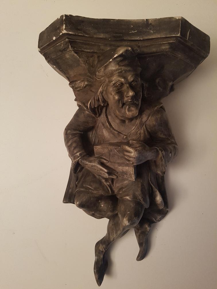 Plaster wall console