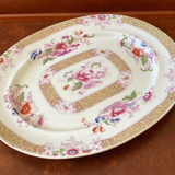 Plat faience ancien - décor Chine