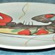 M.B.F.A Pornic - Large plate decorated with lobster