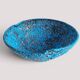 Turquoise ceramic fruit bowl by Charles Cart Vallauris, circa the 1960s.