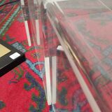 Ensemble de trois table gigogne en plexiglas