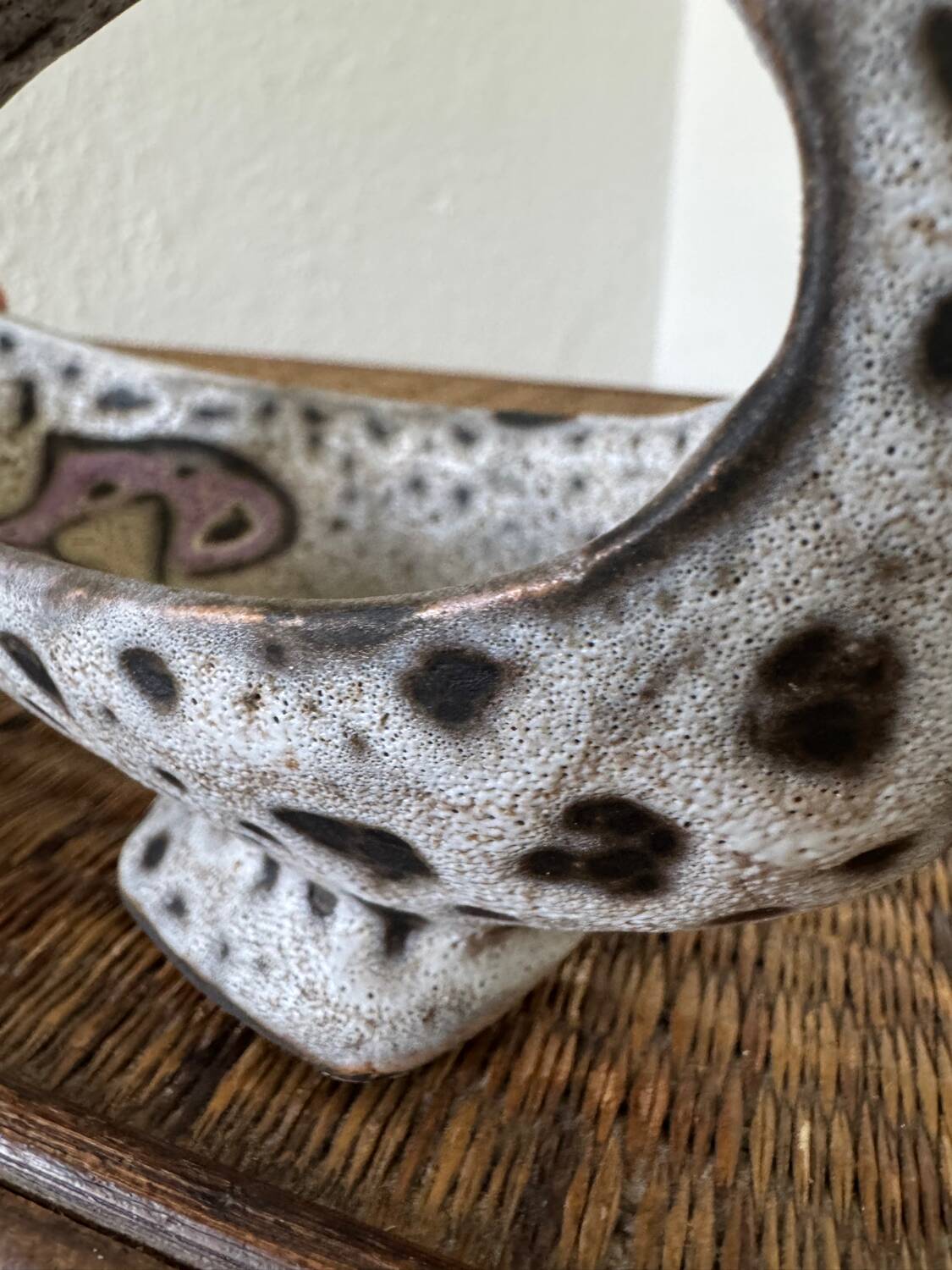 Ceramic vide poche Vallauris Bessone 1960s