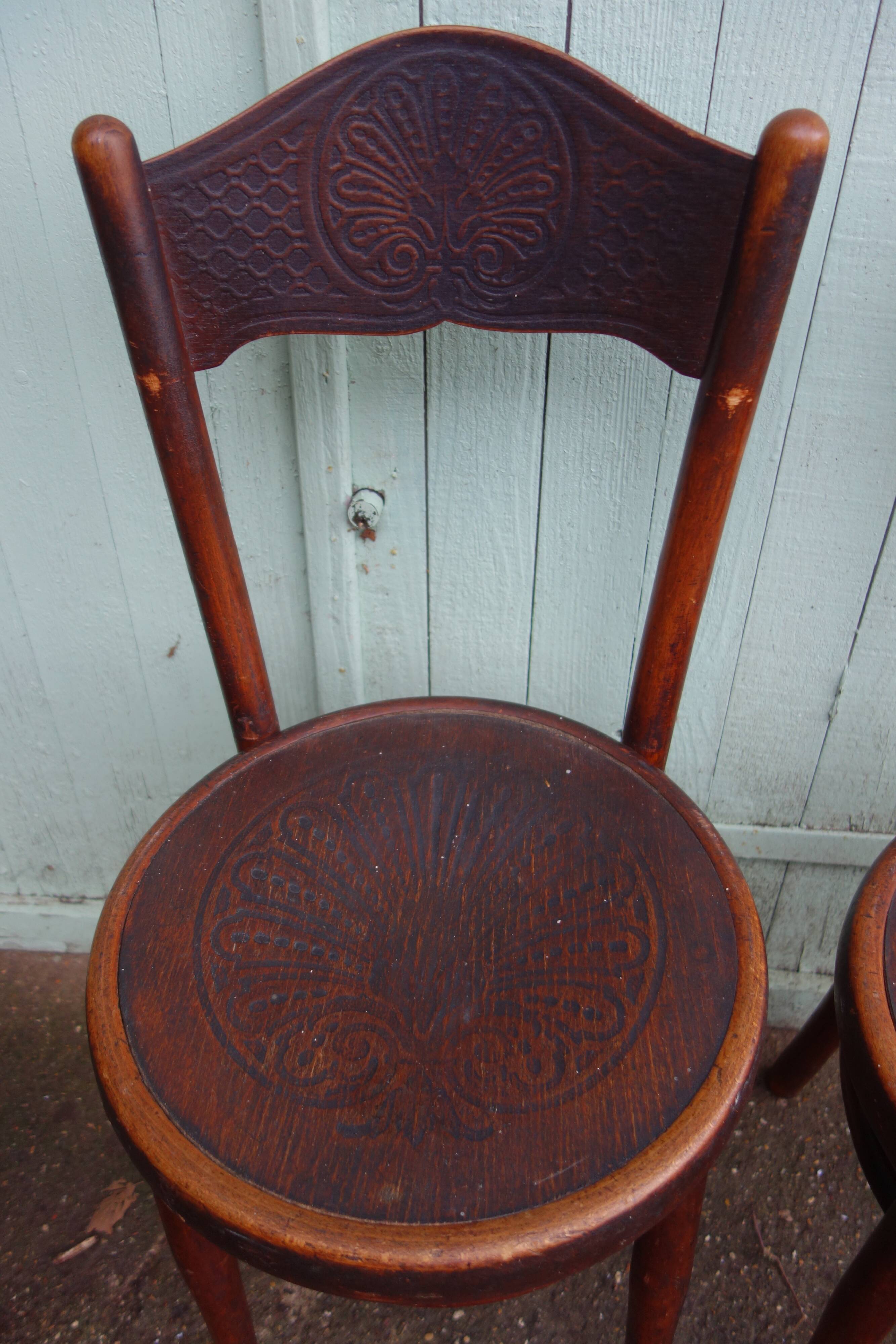 Pair of Kohn bistro chair