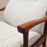 Beech armchair, Danish design, 1970s, manufacture: Farstrup Møbler