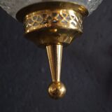 Pair of 1960 brass wall lamp