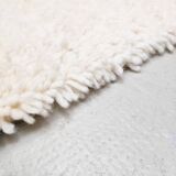 Beni Ouarain Moroccan Berber rug with engraved black diamonds 2.42x1.67m