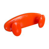 Double patère orange