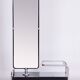 Bauhaus Dressing Mirror in Chrome and Lacquered Wood by Vichr a Spol., Czech, 1930s