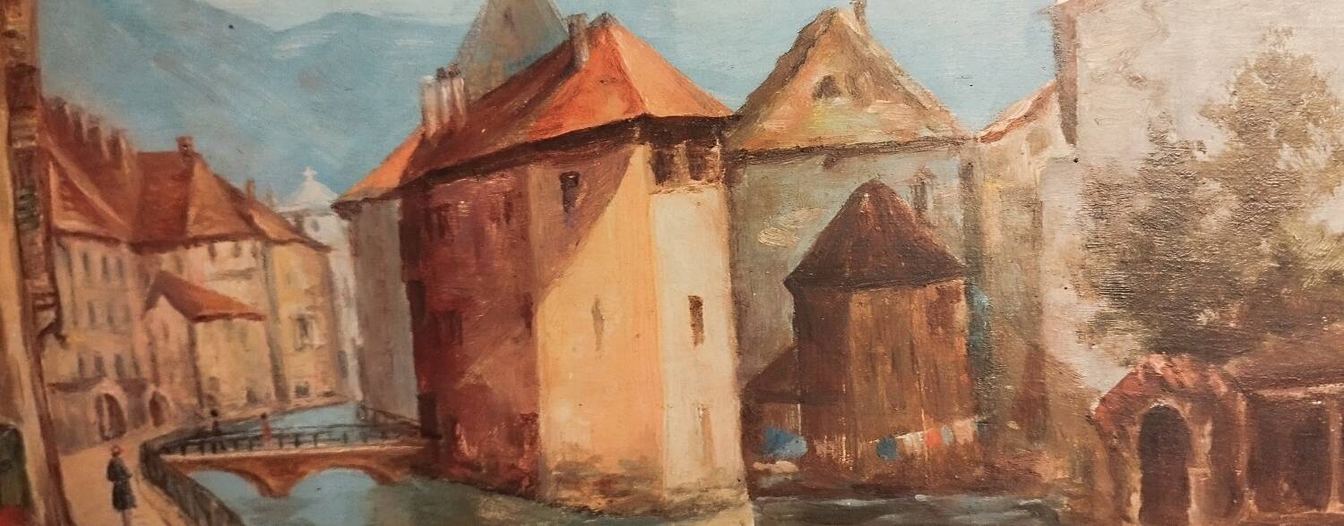 Oil on panel h. bassard