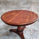 Antique table round dining table 19th century tilt top table