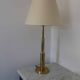 Vintage brass lamp, Deknudt, 1970s-80s