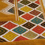 Handmade Berber kilim rug made of natural wool