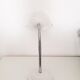 Vintage desk lamp - white lacquered metal - 1980