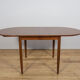 Mid-century teak extendable rosewood dining table, Denmark, 1960s