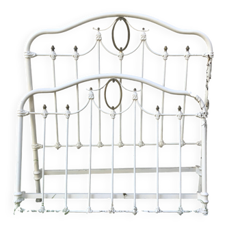 Lit ancien fer forgé - 140x180
