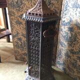 Weathered cast iron heater