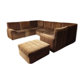 Salon Baia italian design of the 70s by Antonio Citterio and Paolo Nava e