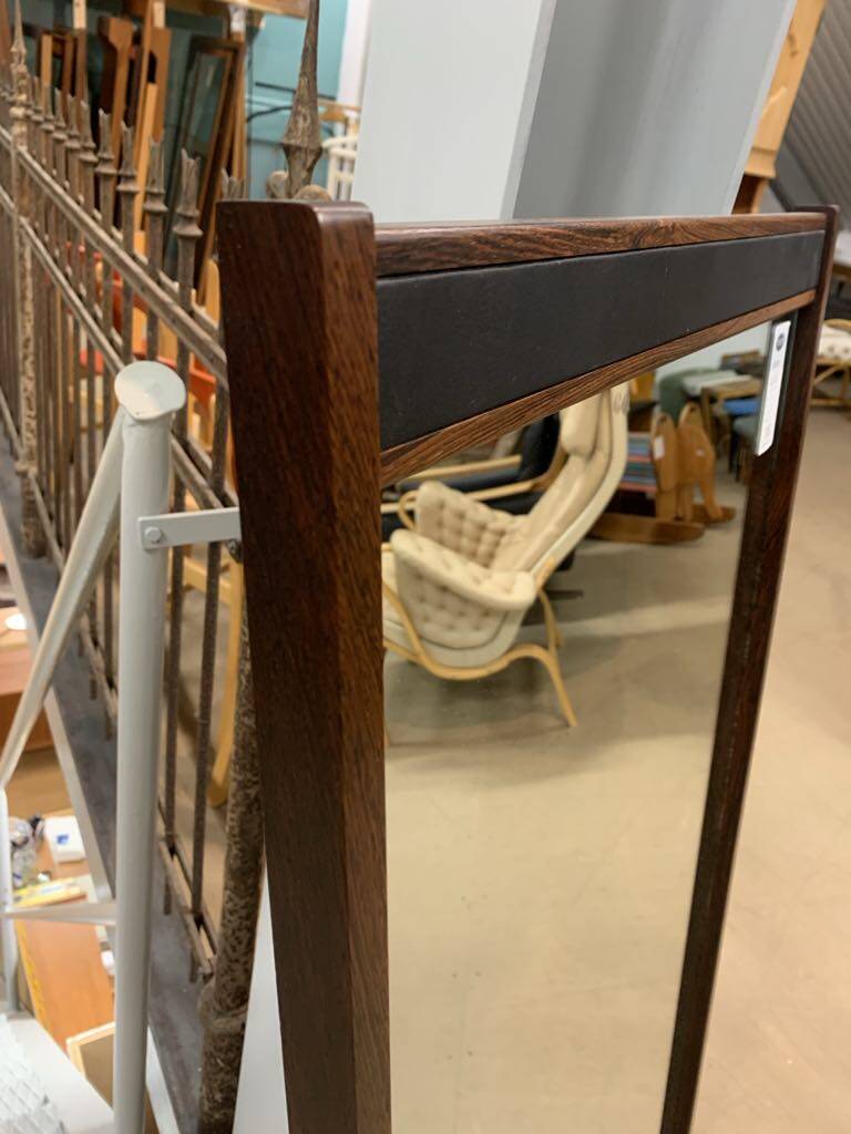 Scandinavian rosewood mirror, Sweden, 1960 - 115x57cm