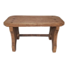 Children's stool in raw oak.