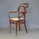 Fauteuil Thonet N°19 canné neuf , prêt à servir- Vers 1905 -