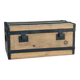 Wooden travel trunk
