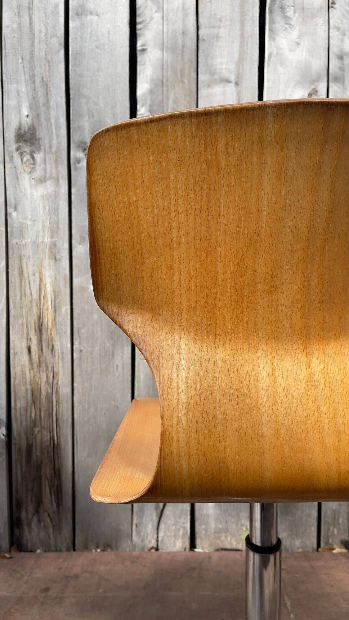 Vintage adjustable Pagholz workshop chair – 1970s industrial design