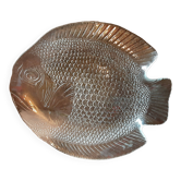 Fish-shaped glass dish