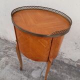 Louis XV style bedside in Marquetry