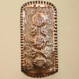 Single mid-century Swedish copper sconce