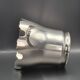 Elegant ice bucket/scoop, silver-plated with square hallmark - A 321