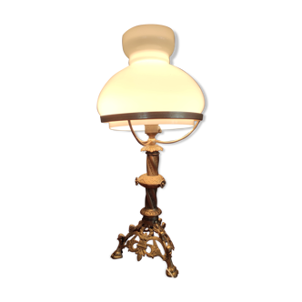 Antique bronze lamp