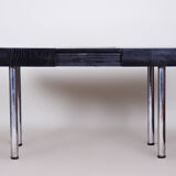 Restored Bauhaus Extendable Dining Table, Oak Veneer, Czechia, 1930s