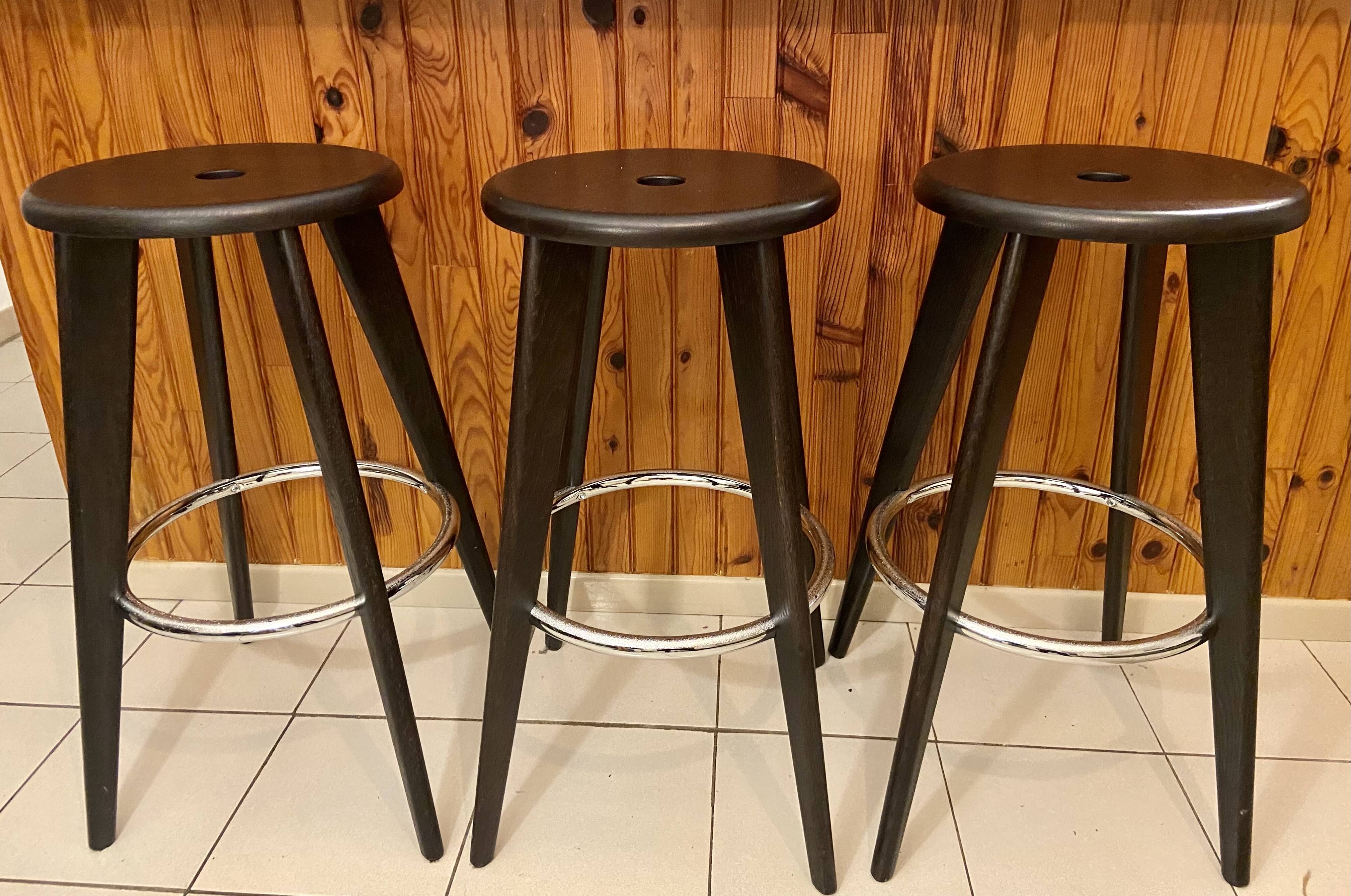 Jean Prouvé High Stool 1982