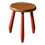 Red Elm Low Stool