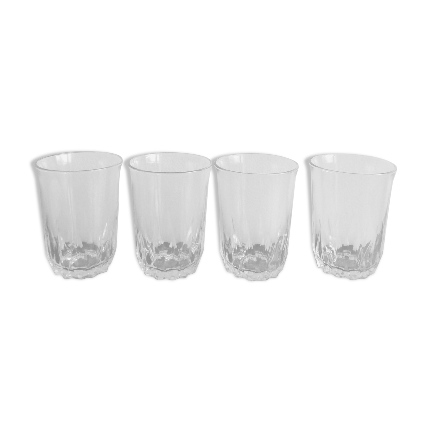 Set of 4 glassware Reims France