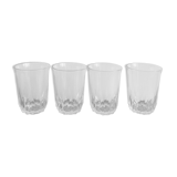 Set of 4 glassware Reims France