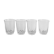 Set of 4 glassware Reims France