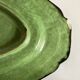 Dieulefit XXXL glazed earthenware dish with fluting 1950