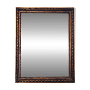 Miroir doré à la feuille